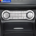 Наклейки на кнопки кондиционера центральной консоли автомобиля, для Mercedes Benz A B Class W176 W246 CLA C117 GLA X156