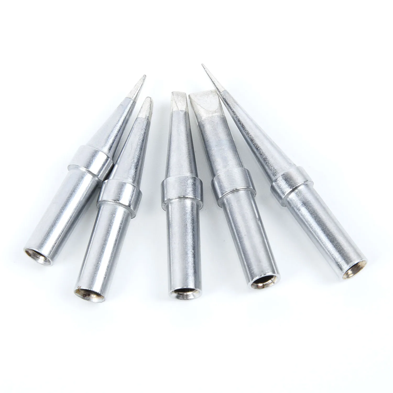 

5pcs/Set Copper Welding Tips ETA ETB ETD ETS ETT Soldering Iron Tips For Weller WESD51 WESD50 WCC100 High Quality Soldering Tool
