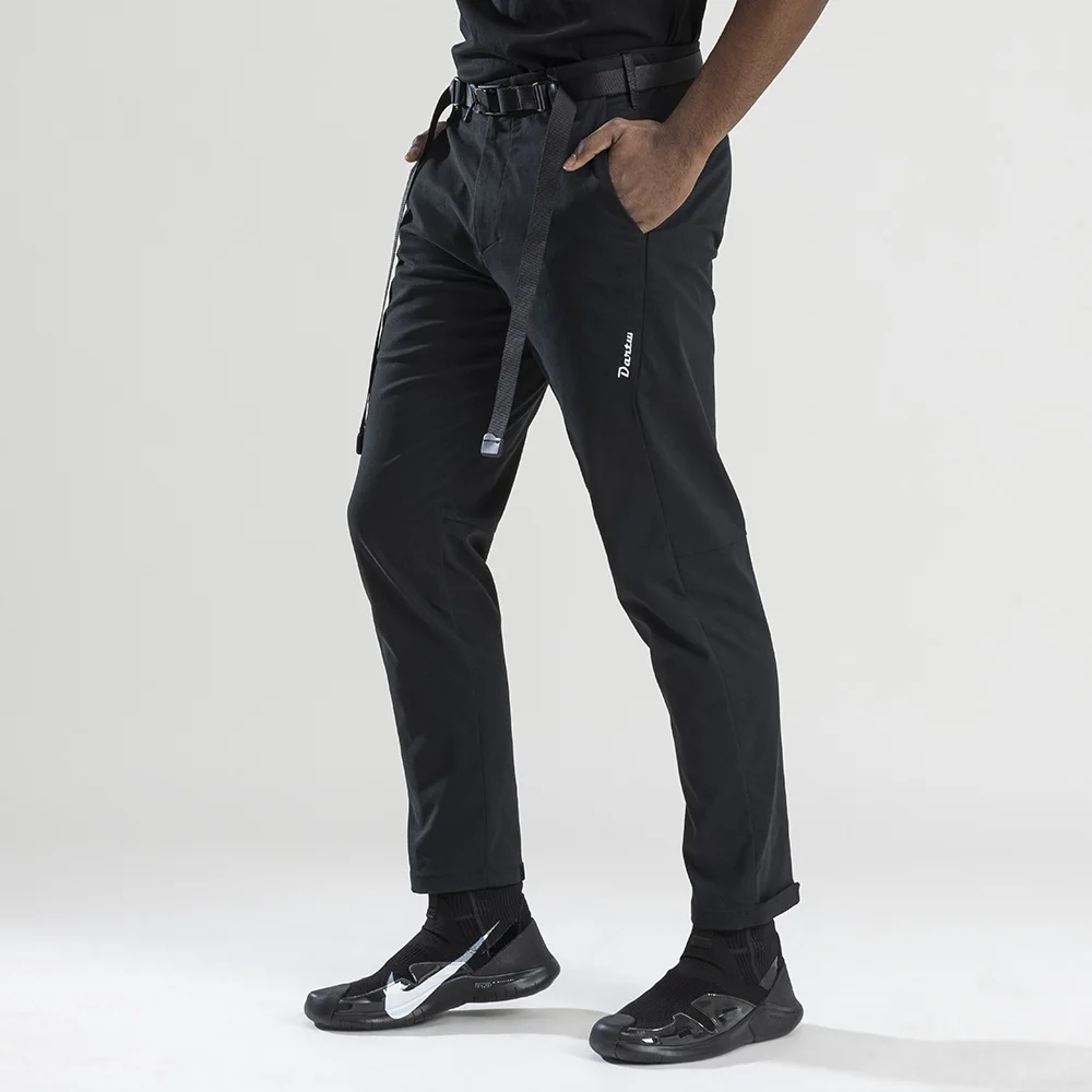 Брюки DARTW Techwear мужские без складок, тактические городские штаны темно-синего цвета, эргономичная одежда для активного отдыха, уличная одежд...