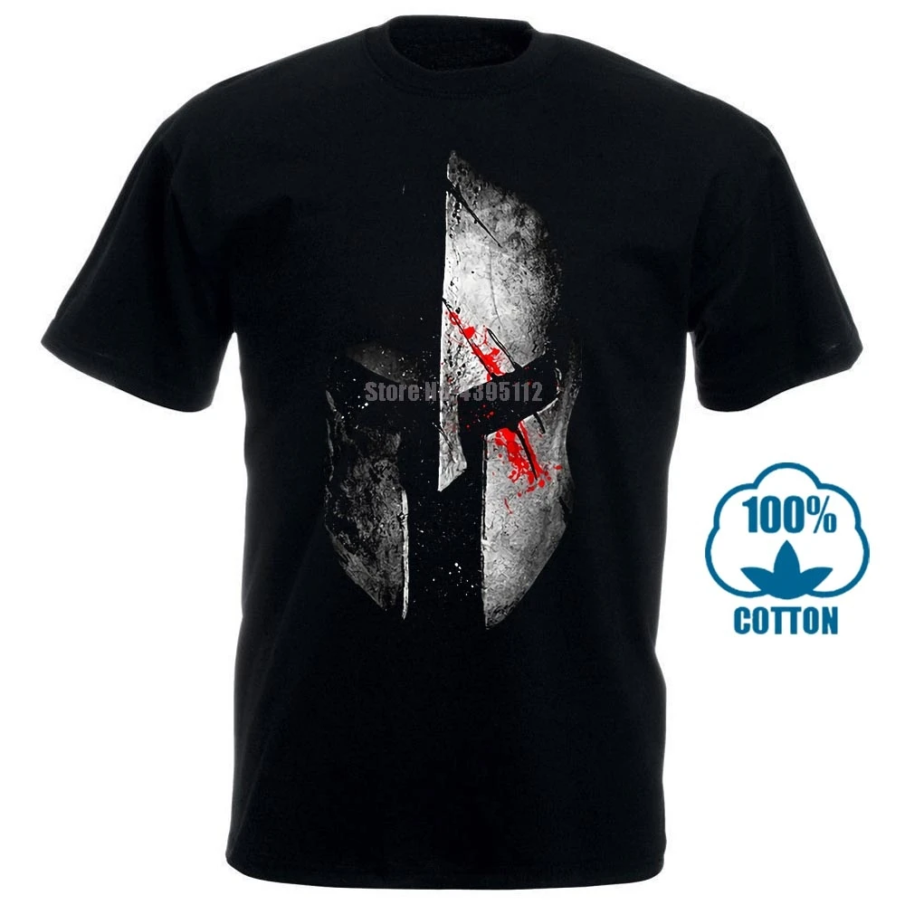 

Fashion Molon Labe Spartan T-Shirt Men 3D T Shirt Cotton Tops Graphic Tees Heavy Metal Mask Tshirt Plus Size Black Clothing