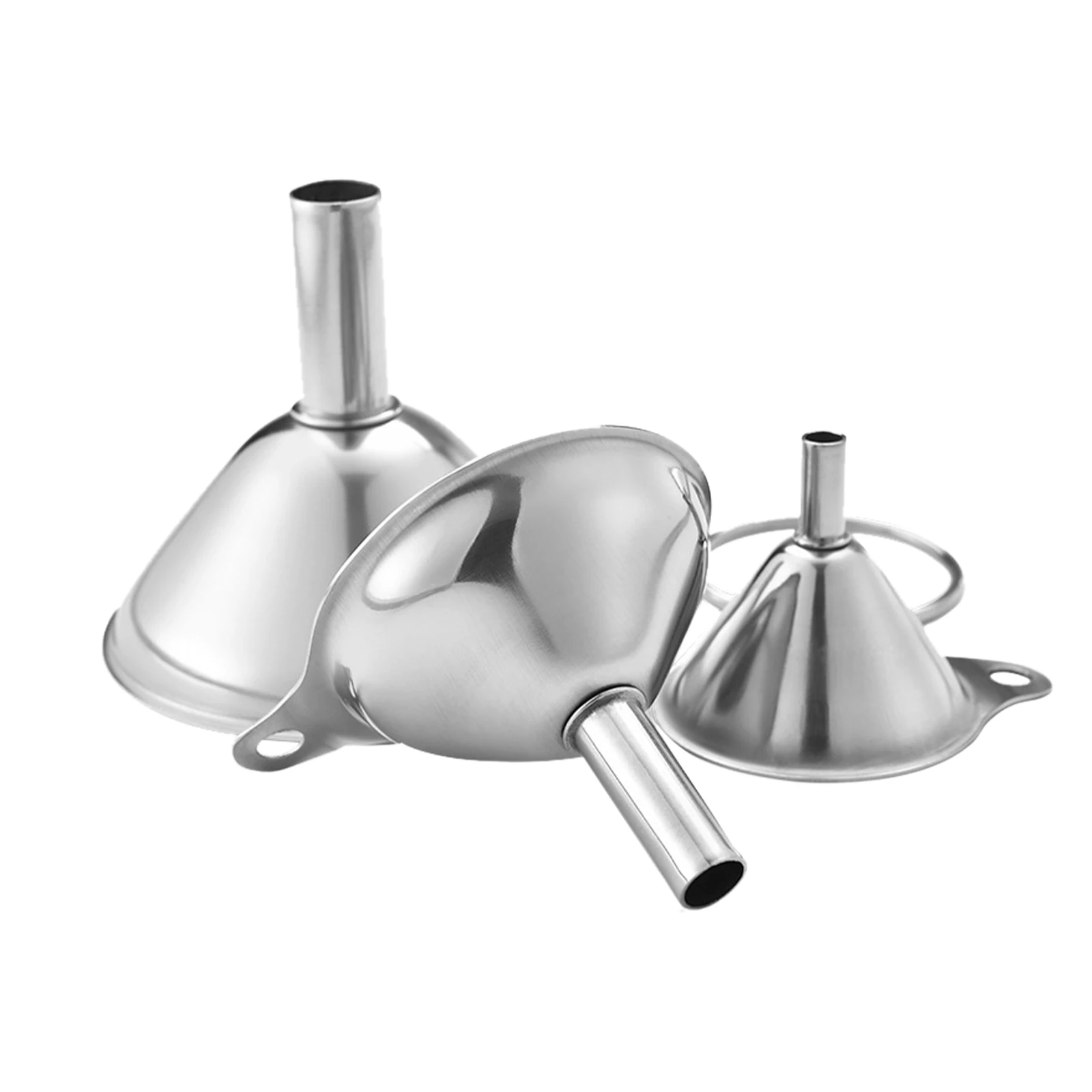 

3 шт./набор, портативная конусная Воронка Из Нержавеющей Стали