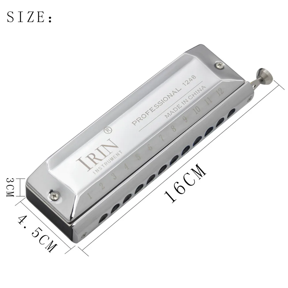 1 шт. деревянный духовой инструмент хроматические весы губная гармоника IRIN 1664 12