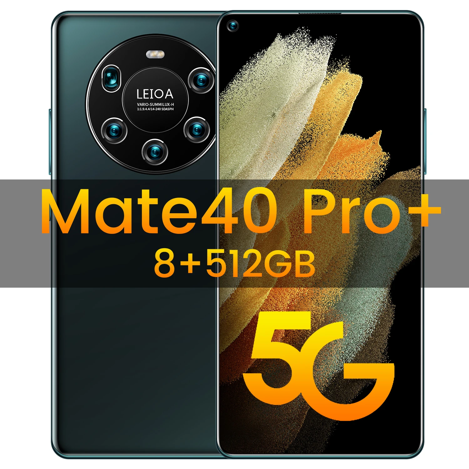 

Global Version HUAWE Mate40 Pro+ Smartphone 7.3Inch Full Screen Deca Core 6000mAh 12GB 512GB 4G LTE 5G Network Mobile Phone