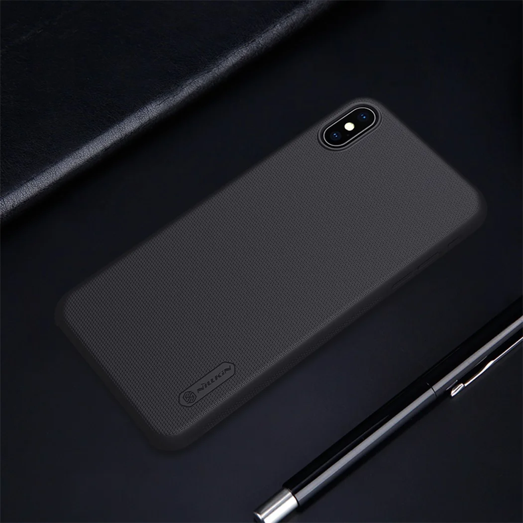 Для iPhone 11 Pro Max Супер Матовый экран для iPhone XS Max X XS чехол Nillkin жесткая задняя крышка из ПК чехол для iPhone XR чехол+ подарок