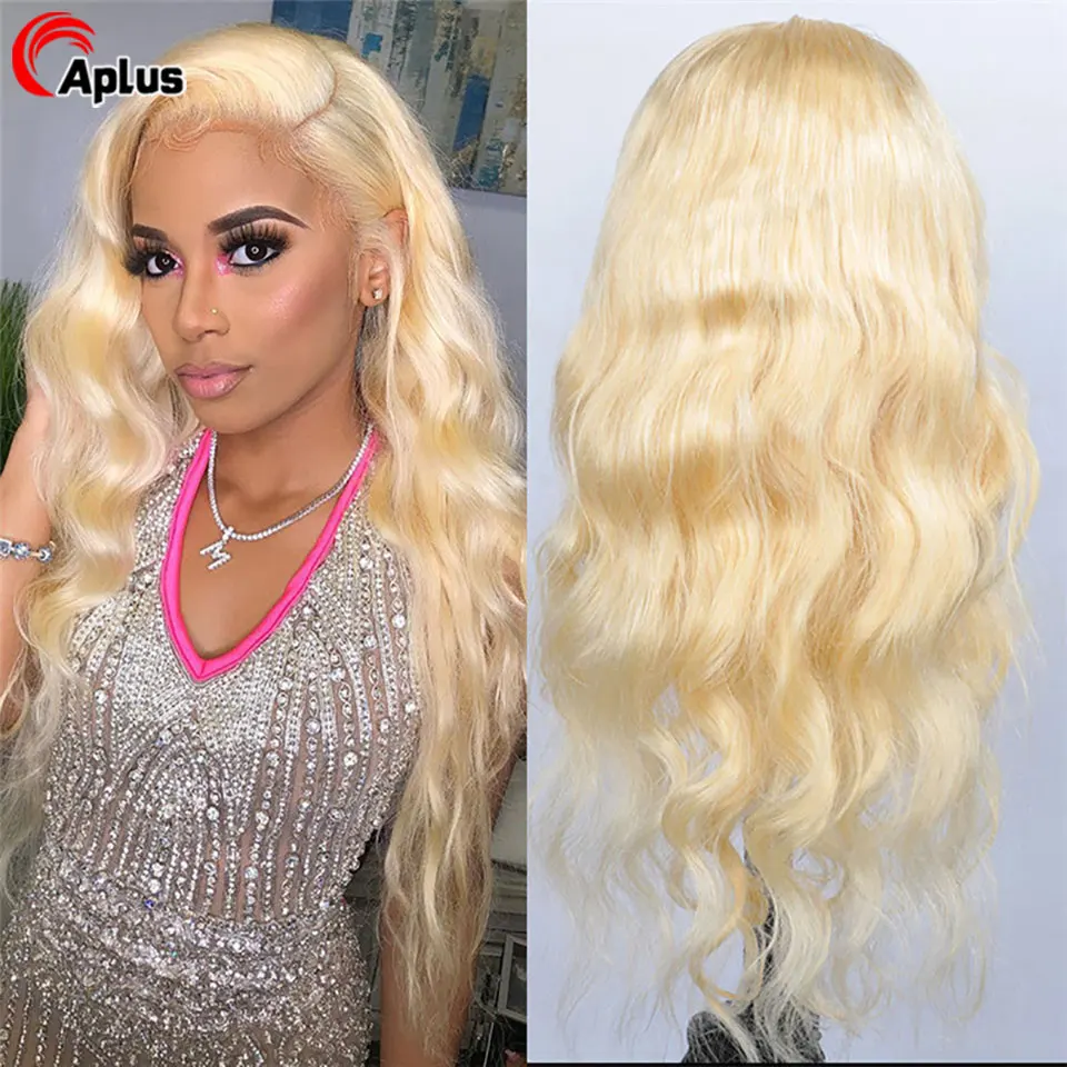 30Inch 613 Closure Wig 13x4 Hd Lace Frontal Wig 613 Blonde Lace Front Wig Human Hair Body Wave Lace Front Wigs For Black Women