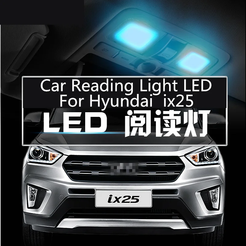 

For Hyundai ix25 Car Reading Light LED Ceiling Light Trunk Light Interior Interior Light Refit 15W 5000K White Blue Purple