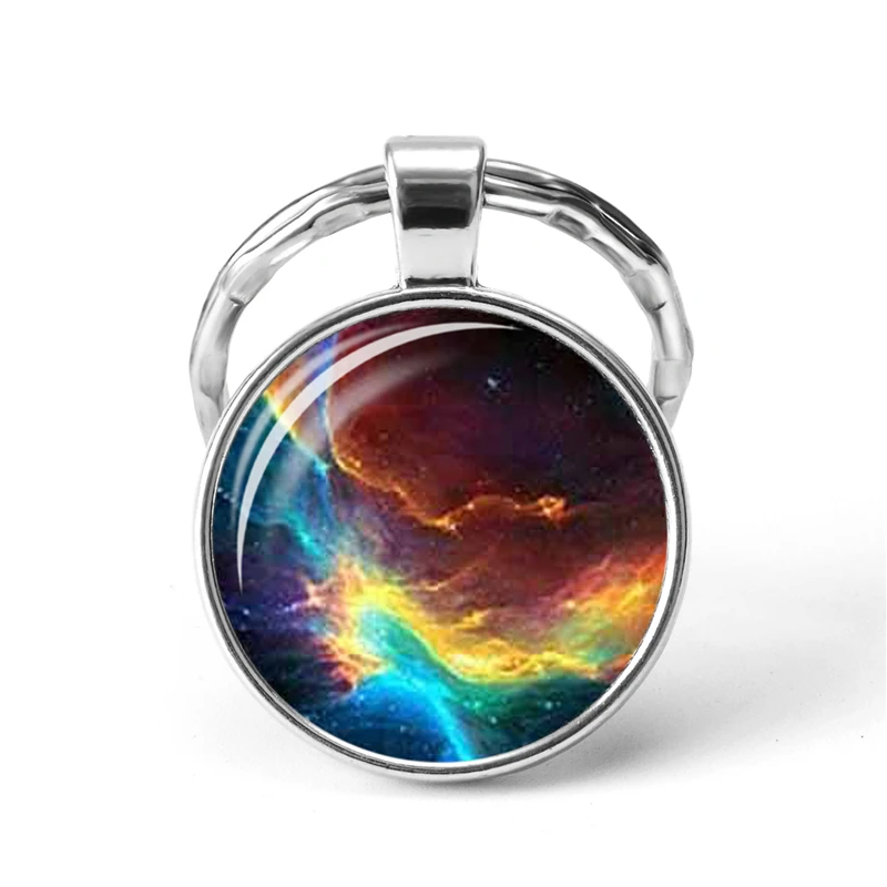 Цепочка для ключей с подвеской в виде Земли Луны звезд планеты | Украшения и