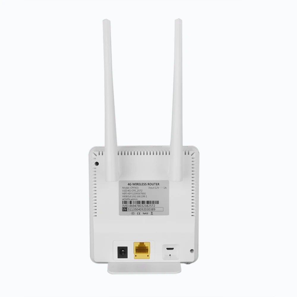 Две внешние антенны разблокированный беспроводной роутер + слот для Sim карты 3G 4G