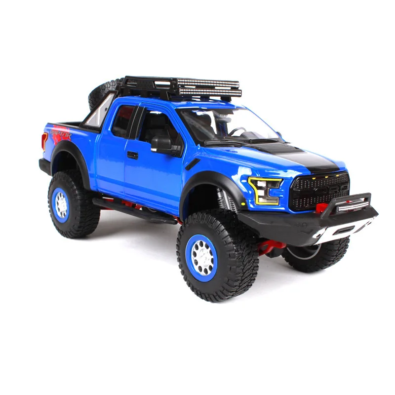 Высокое качество 1:24 2017 Ford F150 звукосниматель Раптора сплава Модель автомобиля