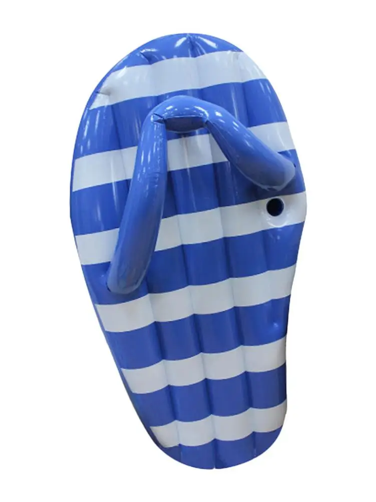

150x70cm Inflatable Pool Float Swimming Pool Inflatable Lounge Slipper Shaped Pool Swim Float