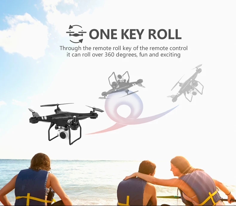 RC WI-FI с видом от первого лица Квадрокоптер 4K HD Камера Дрон профессиональной воздушной видео 6 Axis Gyro 4 Каналы р/у вертолет Квадрокоптер с высокой фиксацией