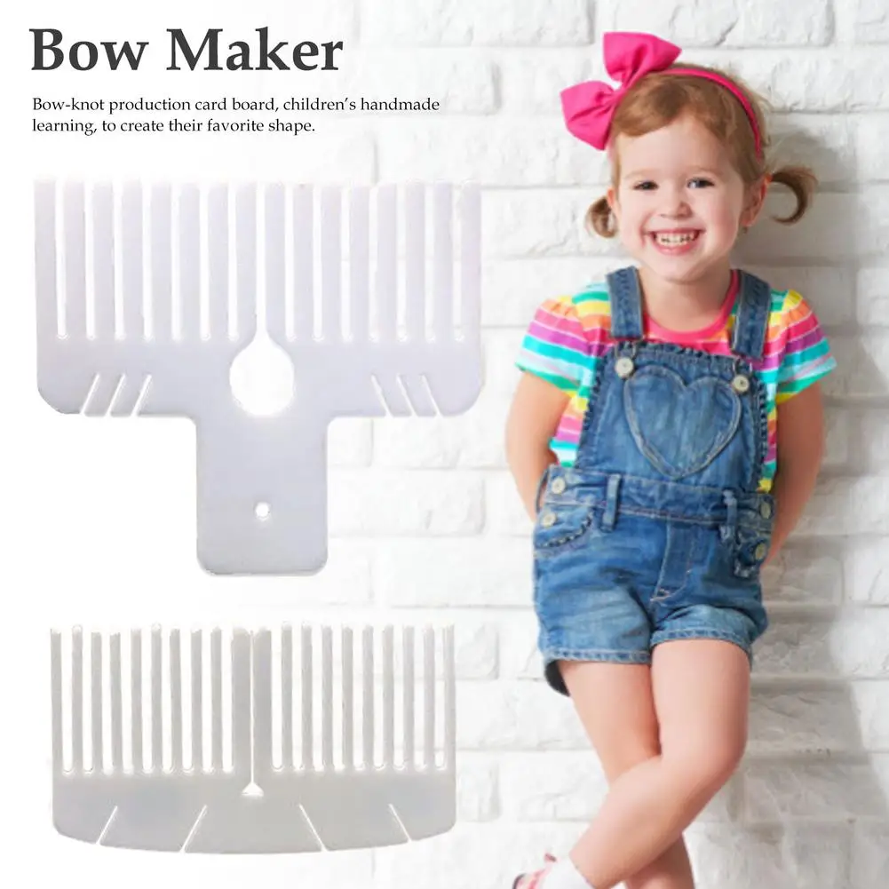 

DIY Tool Bow Maker Bow-knot Production Card Board Durable Portable Gift Artifact For Kids For Christmas Birthdays Holidays