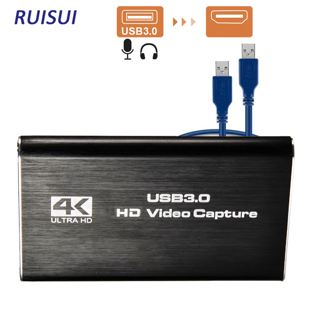Карта видеозахвата 1080P 4K 60 кадров/с USB |