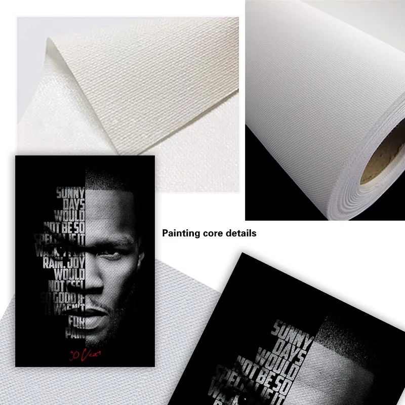 

Singer Series Eminem Posters Retro Canvas Modern Study Living Bar Room Decoration Painting Art Wall Interior Design