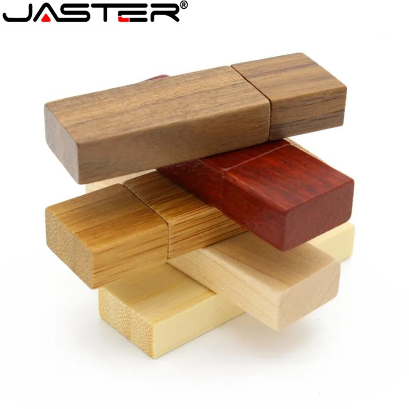 JASTER бесплатный логотип 100 шт./лот деревянная карта памяти usb флеш накопитель