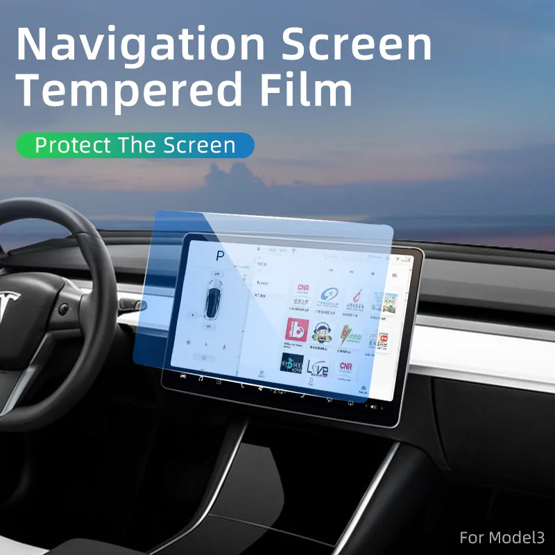 

Защитная пленка для сенсорного экрана автомобиля Tesla, модель 3