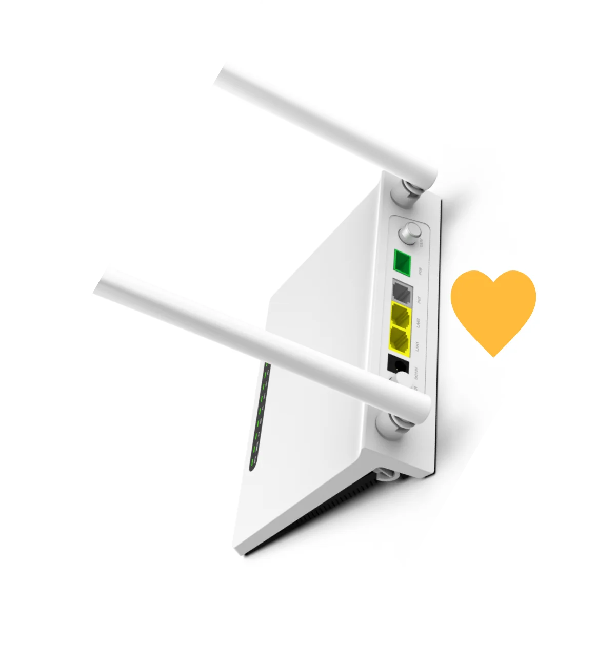 Оптоволоконный модем XPON без питания 1GE + 1FE WIFI CATV POTs ONU ONT Dual Band Ont Gpon сетевой роутер