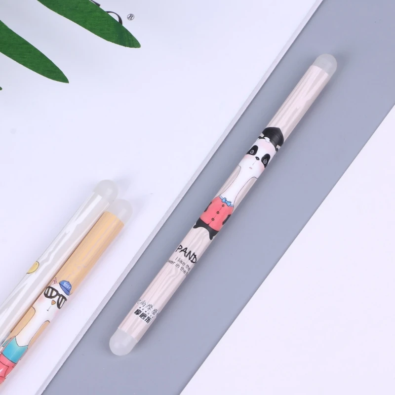 Креативный силиконовый фрикционный ластик с двумя головками для мультяшных