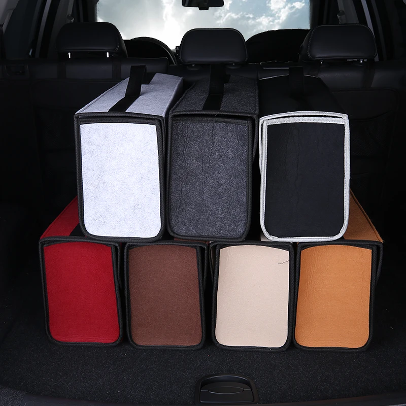 

Car Storage Box Large Capacity Folding Storage Bag Car Organizer Bag Car Storage Organizer Multipurpose Car Trunk Organizer