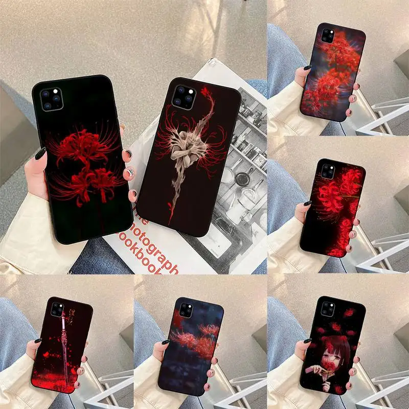 

Lycoris radiata Phone Case For iphone 5s 6 7 8 11 12 plus xsmax xr pro mini se Cover Fundas Coque