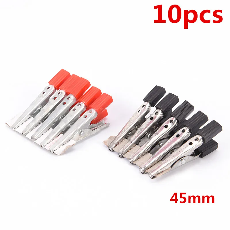 10 шт./лот тестовые зажимы из нержавеющей стали типа крокодил свинцовые винты для