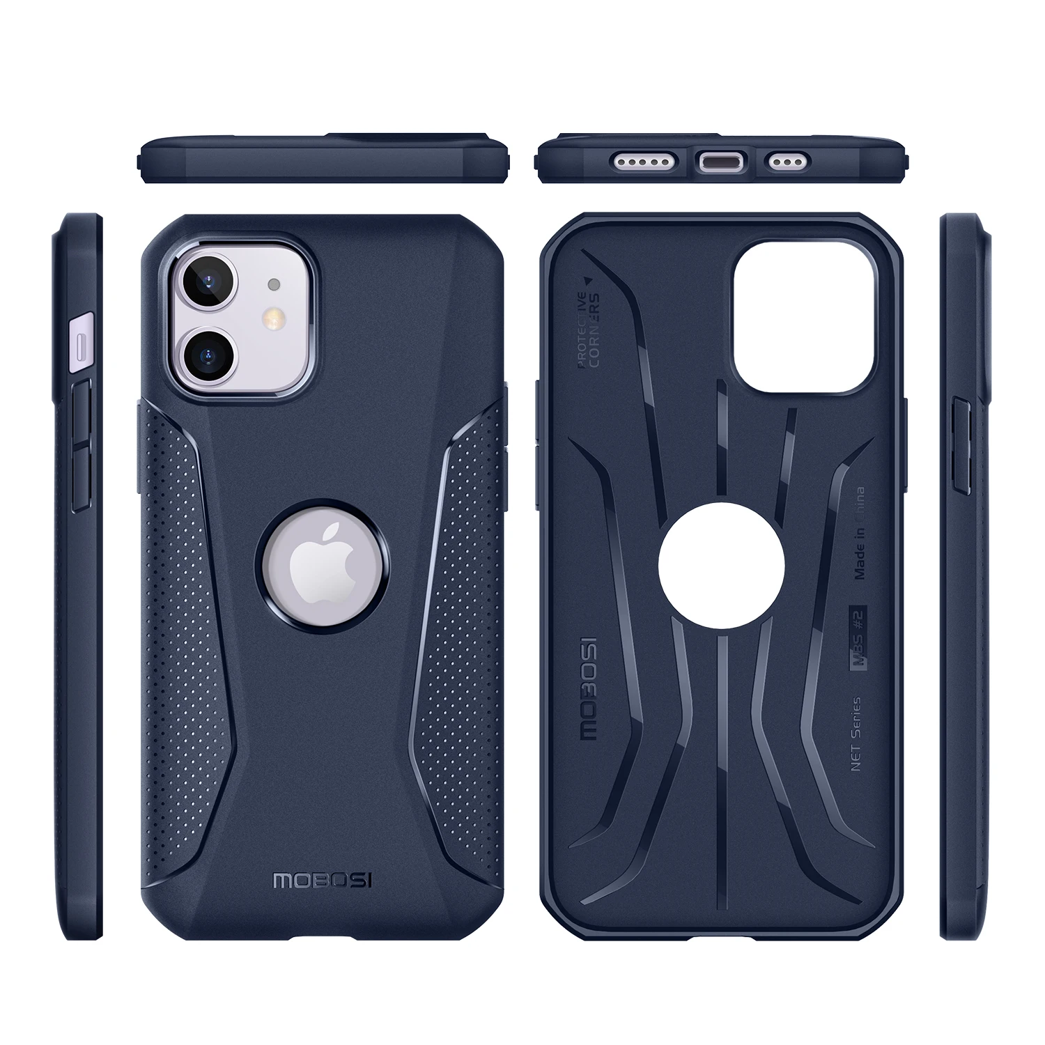 

MOBOSI Phone Case for iPhone 12 Mini 5.4 inch Net Series Designed Slim TPU Drop Protect Shockproof Case for iPhone 12 Mini Case