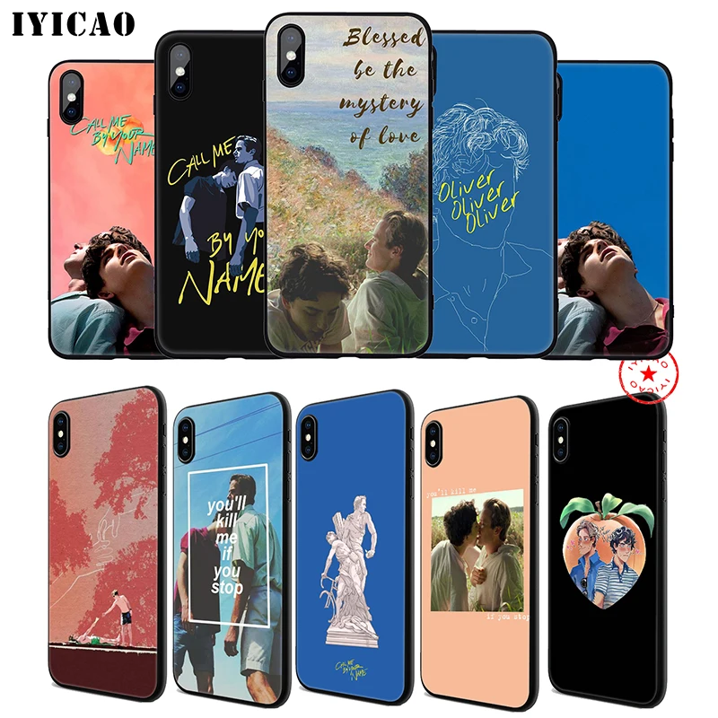 IYICAO позвоните мне по вашему имени мягкий чехол для телефона iPhone 11 Pro XR X XS Max 6 6S 7 8 Plus