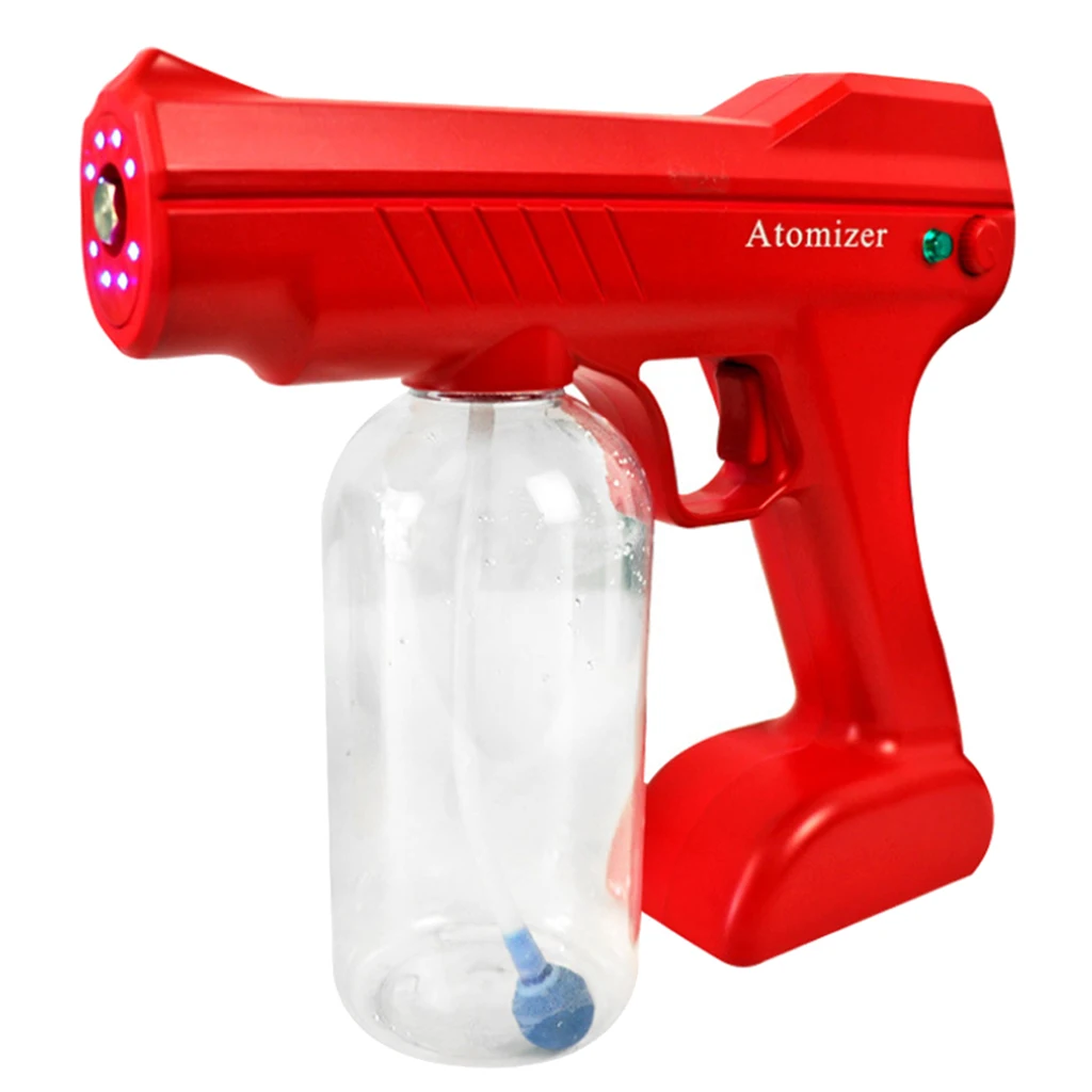 

Handheld 10W Nano Sanitizer Sprayer Disinfectant Machine Gun with 800ml Bottle Nano Spray Fog Fogger Steam Gun Face Mist