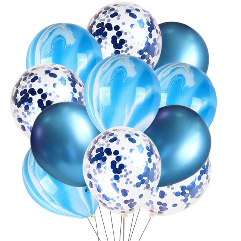 15 шт. синие воздушные шары|Воздушные шары и аксессуары| |