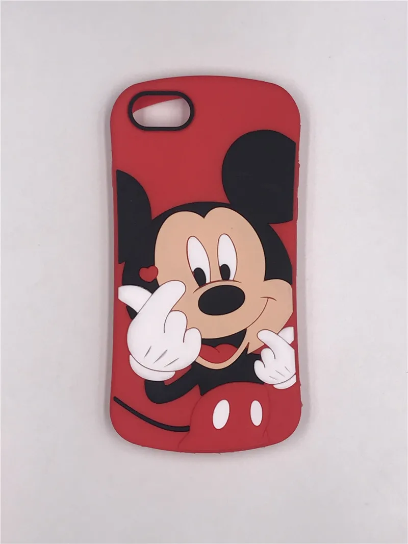 33 Для iPhone 4, 4S, 5, 5S, SE, 6, 6s, 7, 8 Plus, X, XR, XS Max, милый 3D мультяшный Кот, Ститч, Минни, Модный мягкий силиконовый чехол для телефона, чехол - Цвет: 33