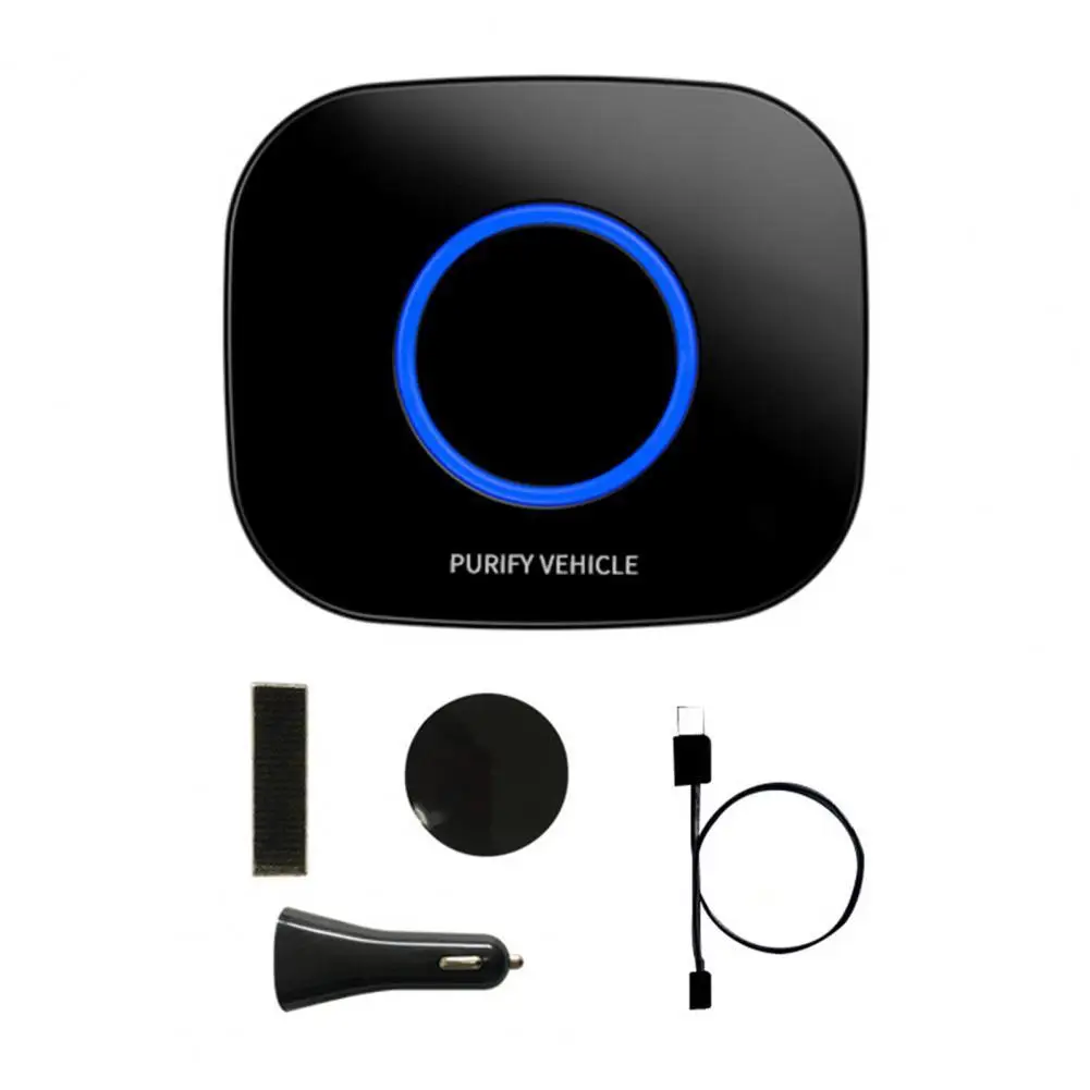 

45% Hot Sales! KD-04 Cleaner Smart Touchs Screen Automatic Purification 5V USB Charging Car Air Purifier Aromas Diffuser for V