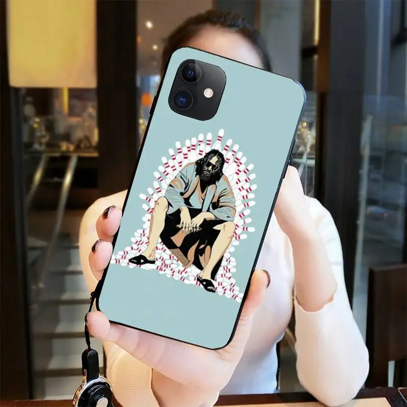 CUTEWANAN большой LEBOWSKI роскошный уникальный чехол для телефона iPhone 11 pro XS MAX 8 7 6 6S Plus X 5S