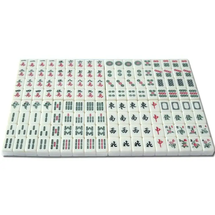 Kuulee 2 2x1 5x1 1 см Mah Jong набор портативный винтажный Мини маджонг с коробкой для