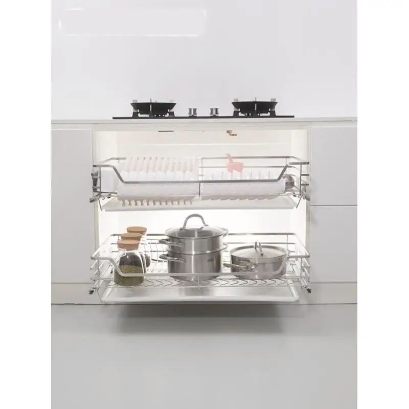 En La Ducha органайзер и кладовая Cestas Para Organizar нержавеющая сталь Cozinha кухня Cocina