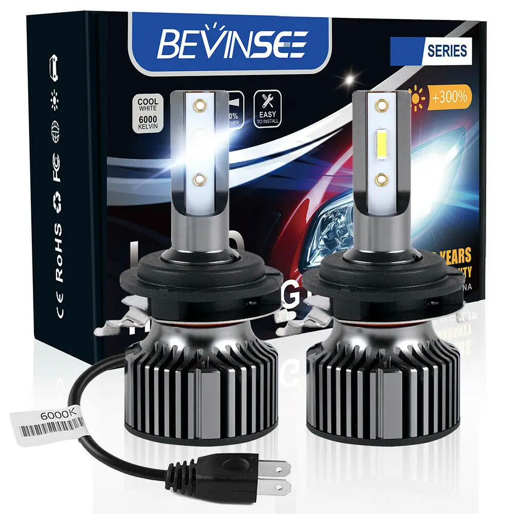 

Bevinsee H7 LED Headlight Bulbs Adapted Holder Retainer For VW Jetta Magotan Bora For Audi A3 A4L A6L For BMW 5 Series 2014 UP