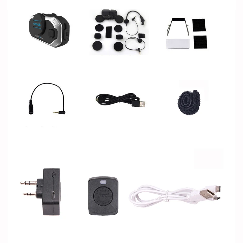 Motorcycle Walkie Talkie Wireless BT Headphones For Vimoto Helmet Mounted Bluetooth Headset Locomotive Bicycle Skate Full Face
