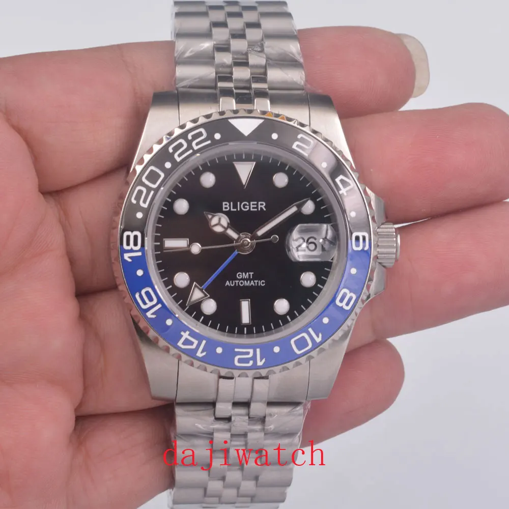 Часы мужские механические с сапфировым стеклом 40 мм|Мужские часы| |