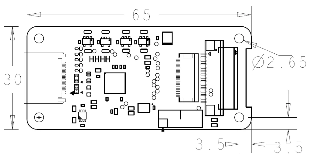 Lusya обновленная версия Raspberry Pi HDMI адаптер плата HDMI интерфейс для CSI-2 TC358743XBG для 3B 3B+ ZERO G11-011