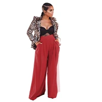 autumn and winter women jogger pants long wide pants high waist streetwear solid color clothes for womne outfit
