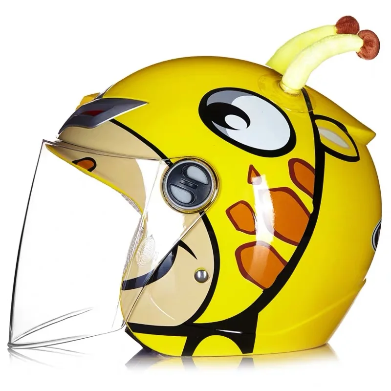 Children Motorcycle scooter Helmet 3/4 Open Face halmet motocross vintage casque Moto Casque Casco motocicleta Capacete | Автомобили и