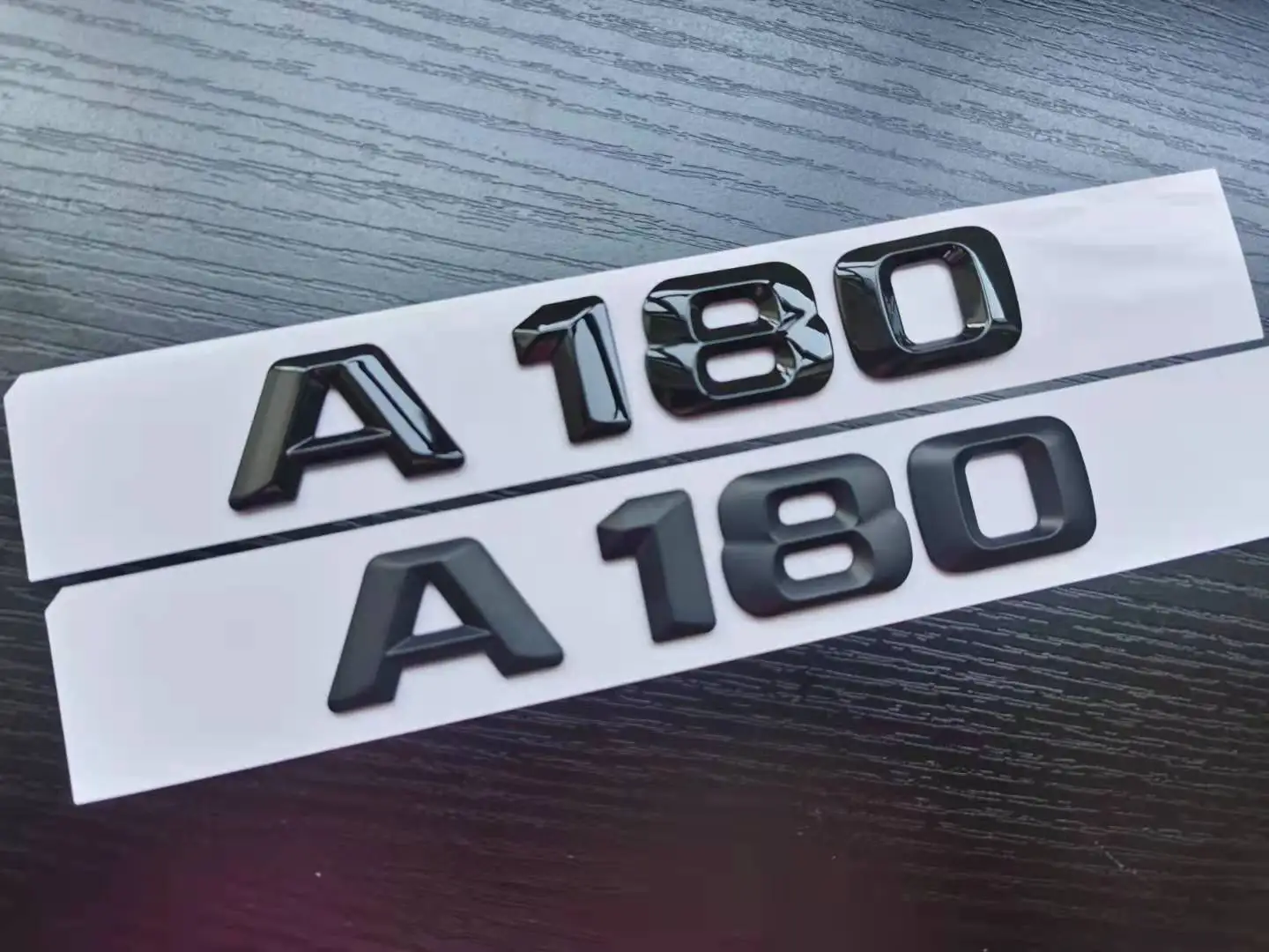 1X 3D ABS глянцевый матовый черный пластик A180 багажник задний логотип значок эмблема