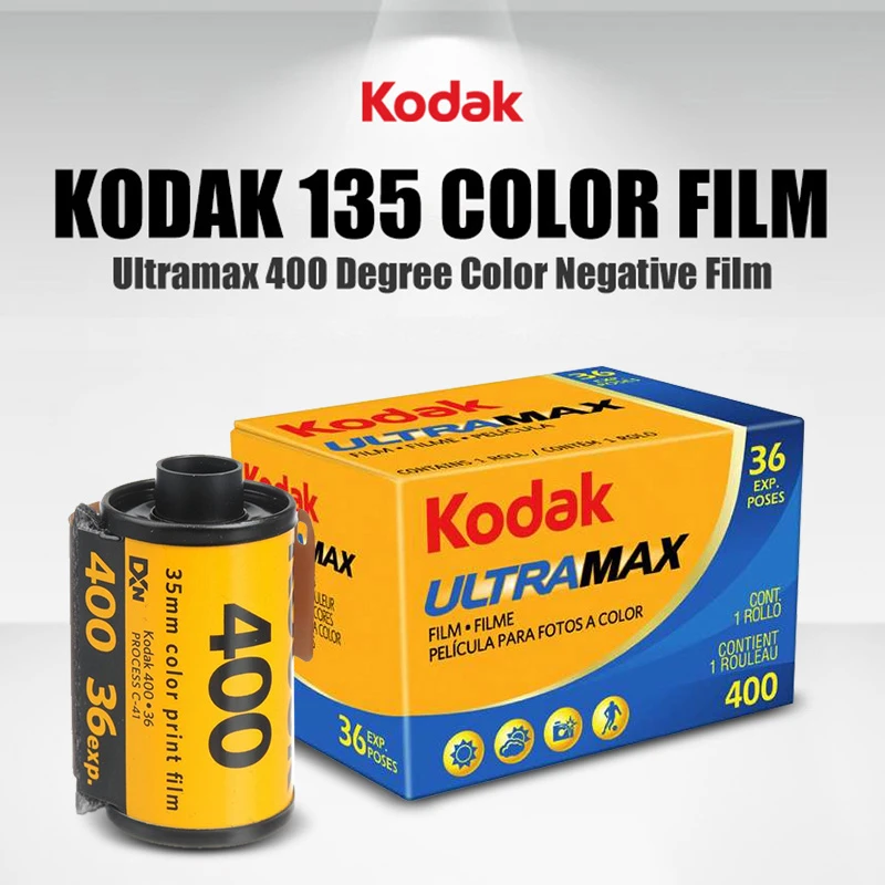 

Пленка для цветной печати Kodak Ultramax 400, 36 Exp, 35 мм, DX 400 135