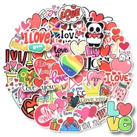 103050pcs pink love stickers new ins style girl confession vsco small fresh and cute stickers stickers wholesale