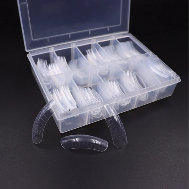 120 шт./кор. быстрое строительство форма Типсы Flase ногтей двойной формы пальца