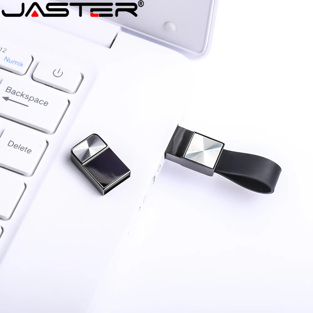 

JASTER Mini USB flash drive Water proof metal Pen drive Black Pendrive Custom logo Memoria USB stick 64GB 32GB 16GB U disk gifts
