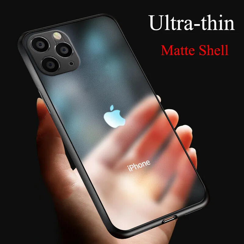 Lovebay Матовый Прозрачный чехол для iPhone 7 XR 11 Pro XS X Max PC Ультратонкий телефона s 8 6 6s Plus