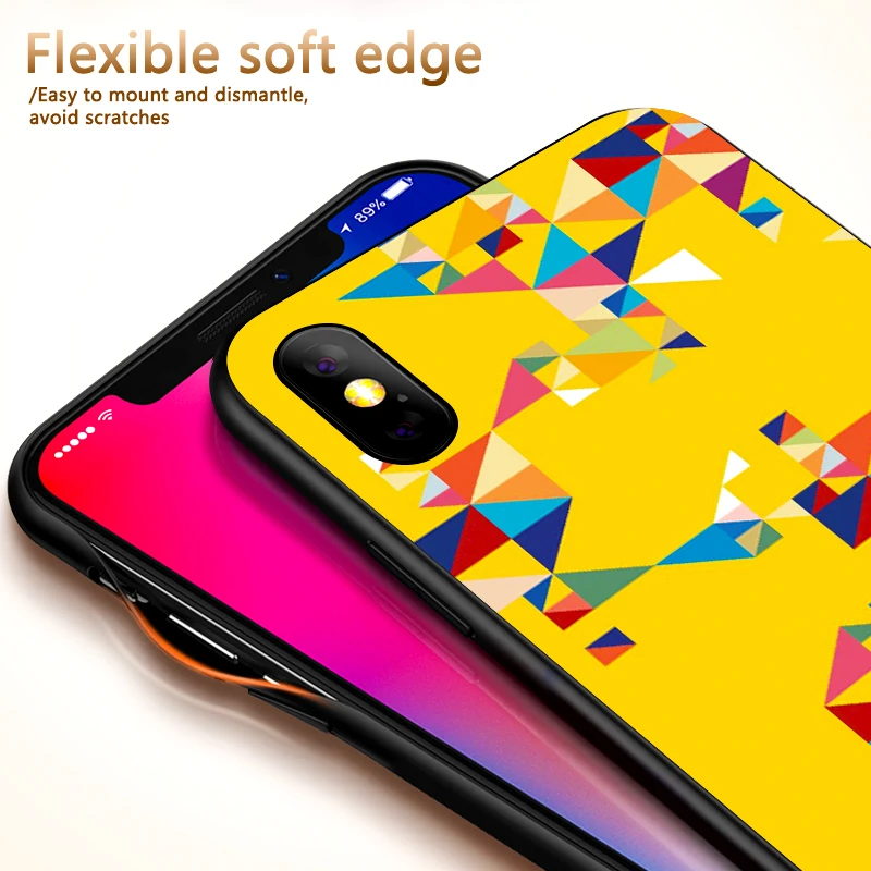 Для Xiaomi Redmi 7 Note 4X 5A 16G 32G GO 7A абстрактная мозаика геометрические фигуры K20 pro 6 5 8 Pro