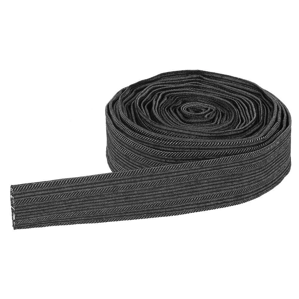 

25FT Nylon Protective Cover 7.5m/25ft Accessories Black Hose Hydraulic