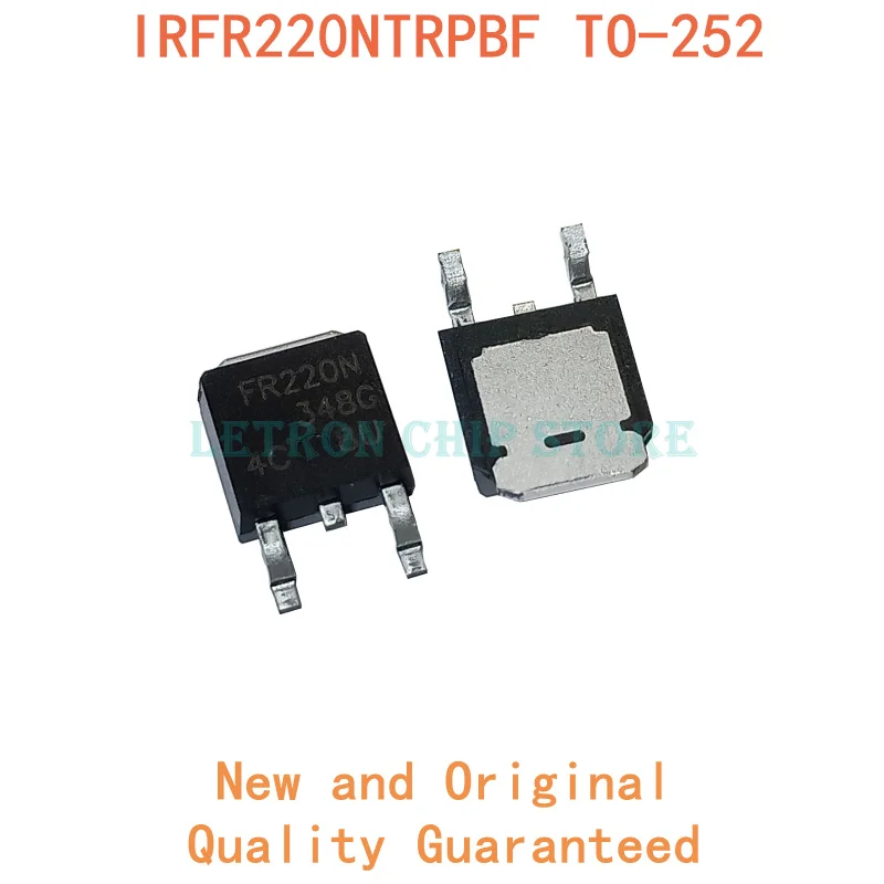 

10 шт. IRFR220NTRPBF FR220N DPAK IRFR220N TO-252 TO252 N-CH 200V 5A оригинальный и новый IC MOSFET