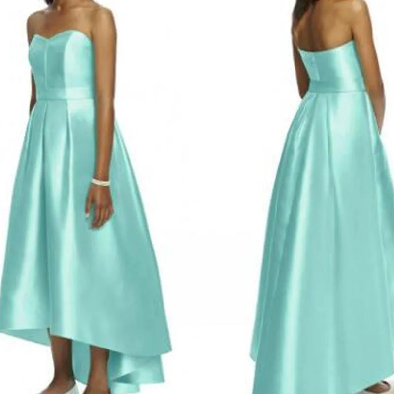 

Женское атласное платье с круглым вырезом, а-силуэт